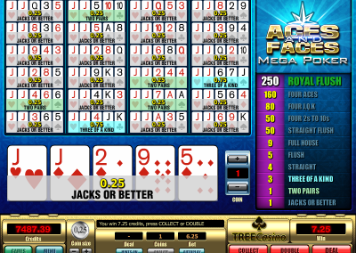 Aces And Faces Mega Poker