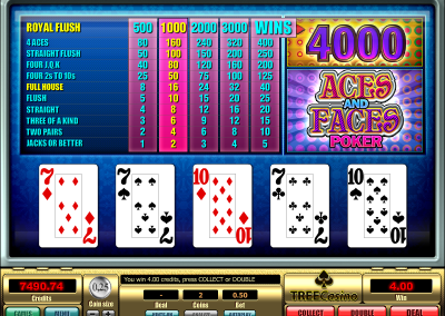 Aces And Faces Poker