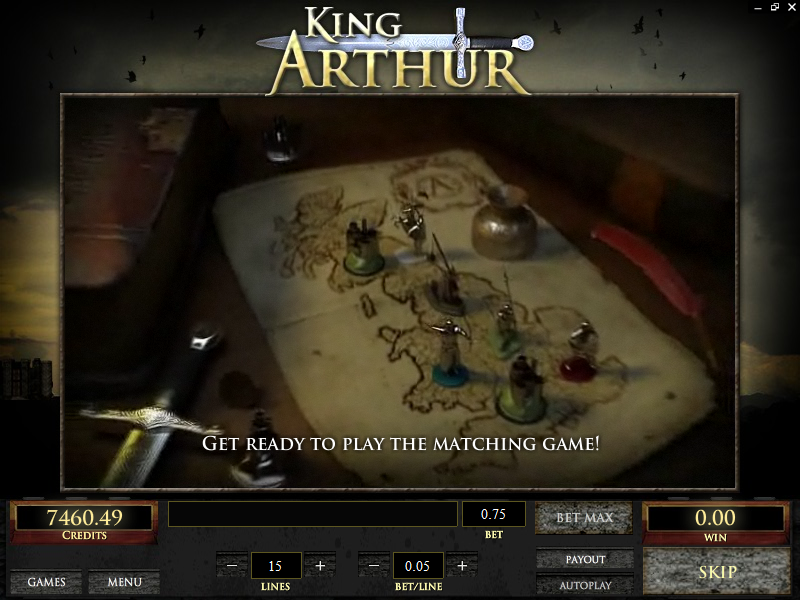 King Arthur – conquest bonus game