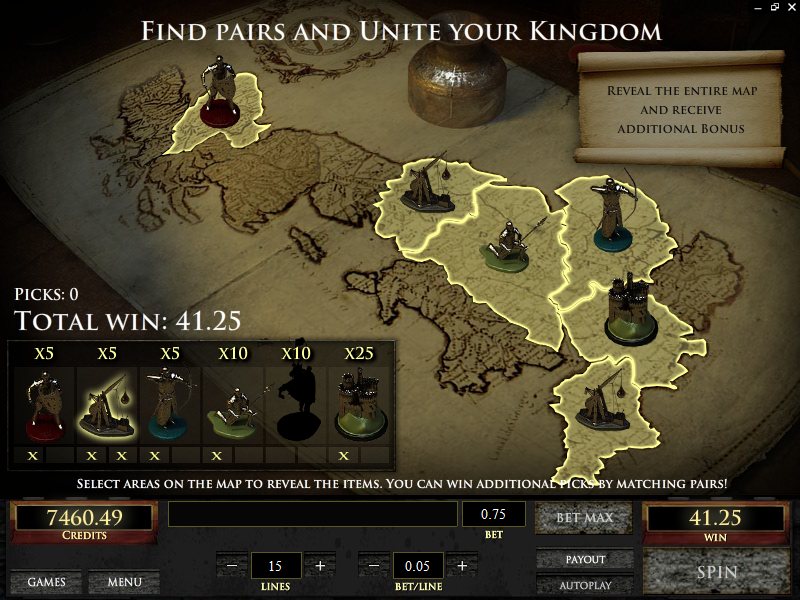 King Arthur – Kingdom bonus