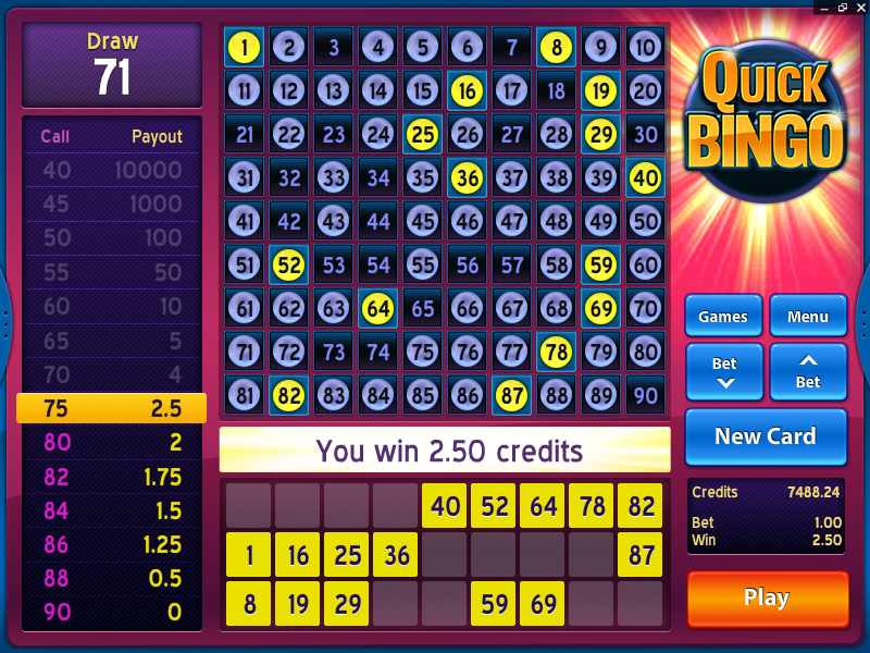 Quick Bingo